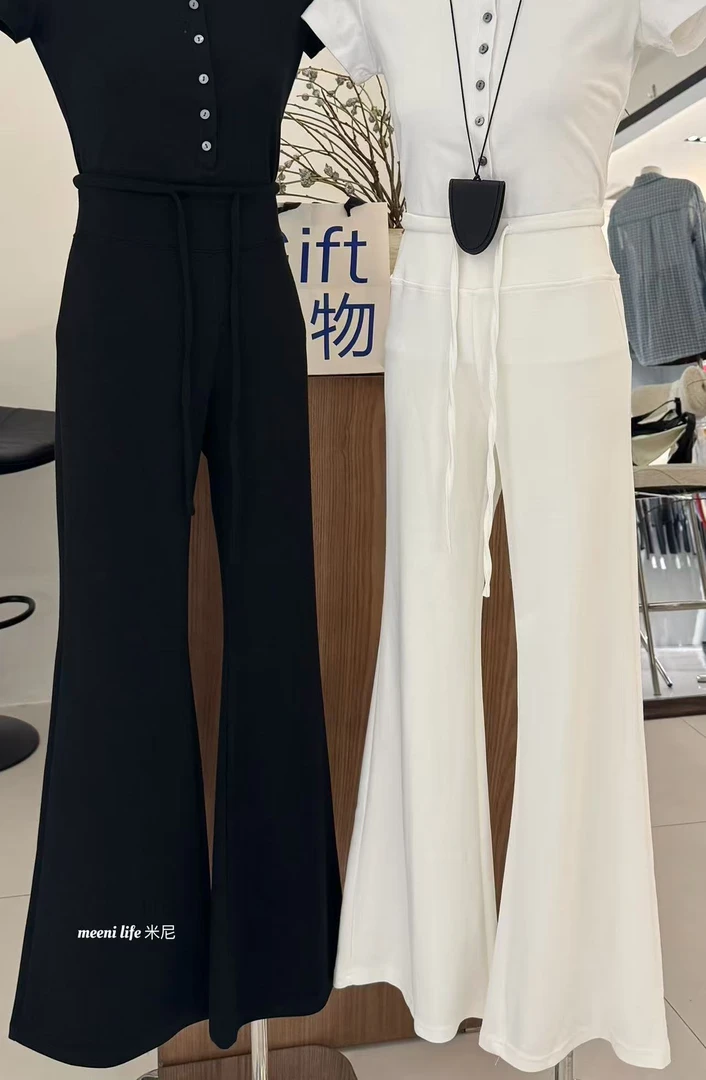 MEENI（202#）气质高腰绑带微辣裤