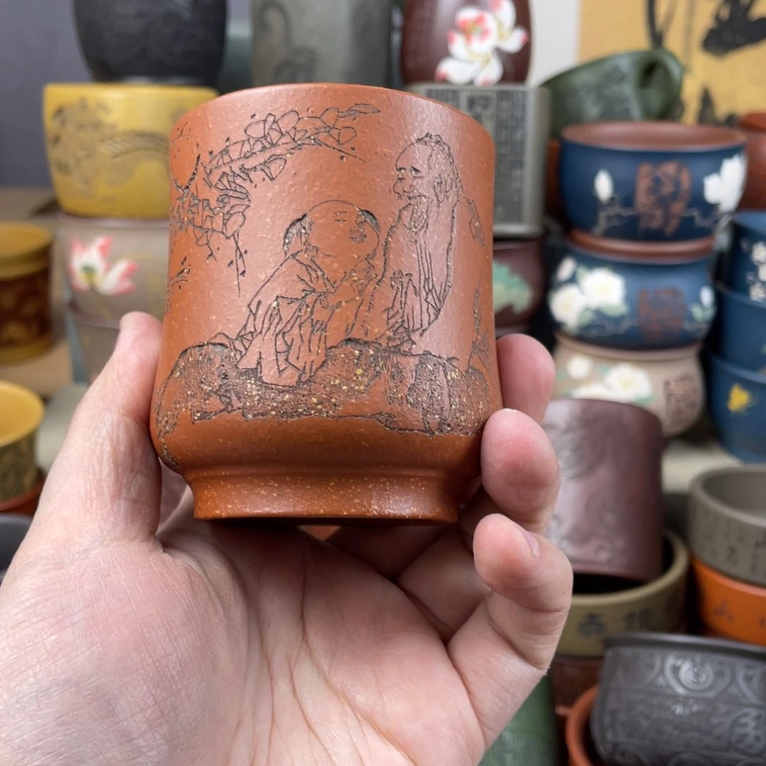紫砂茶杯紫砂茶杯