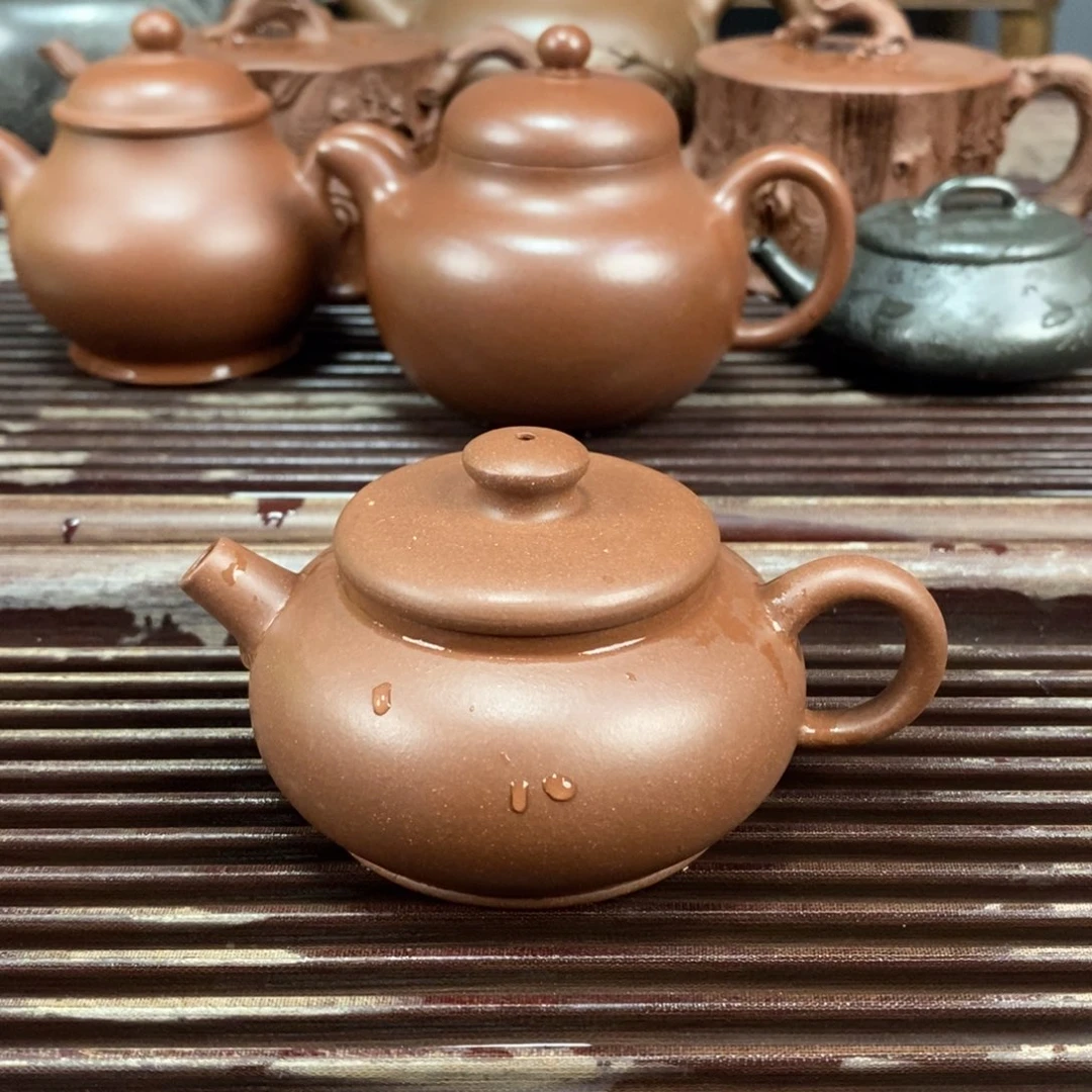 茶壶紫砂宜兴原矿紫砂壶120c