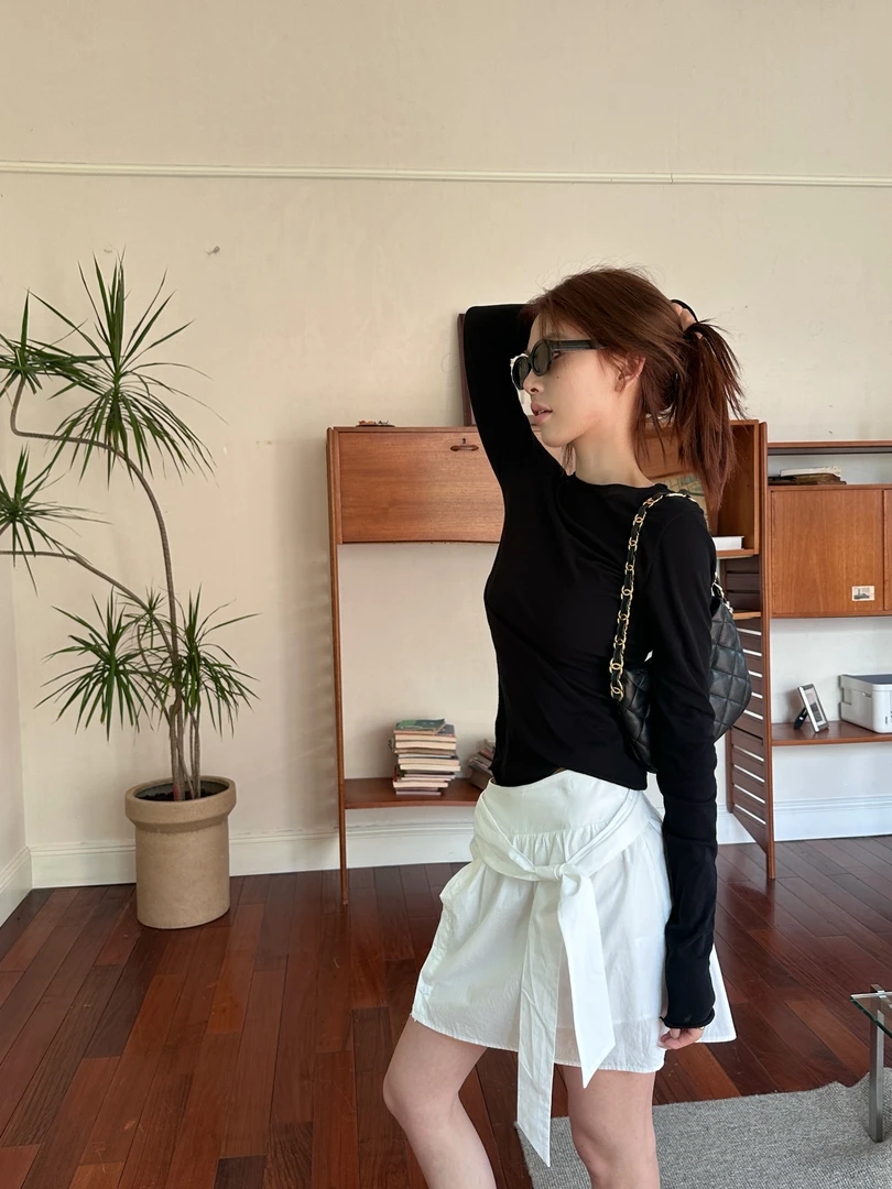 R-HER【时光印记】夏季新款棉质舒适短袖透气洋气百搭时尚户外T恤女