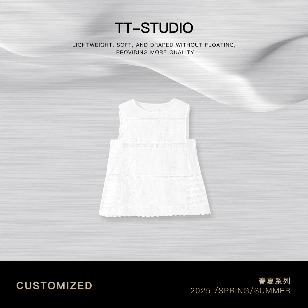 【钟意背心】真丝+麻料显瘦百搭百褶裙半身裙TT-W1085