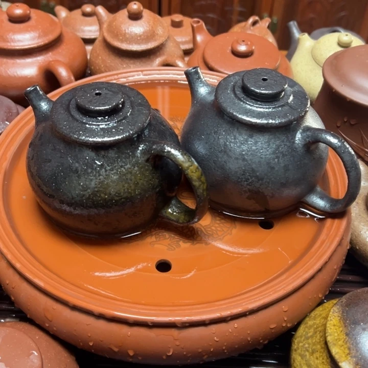 茶壶紫砂无**你宜兴原矿天青