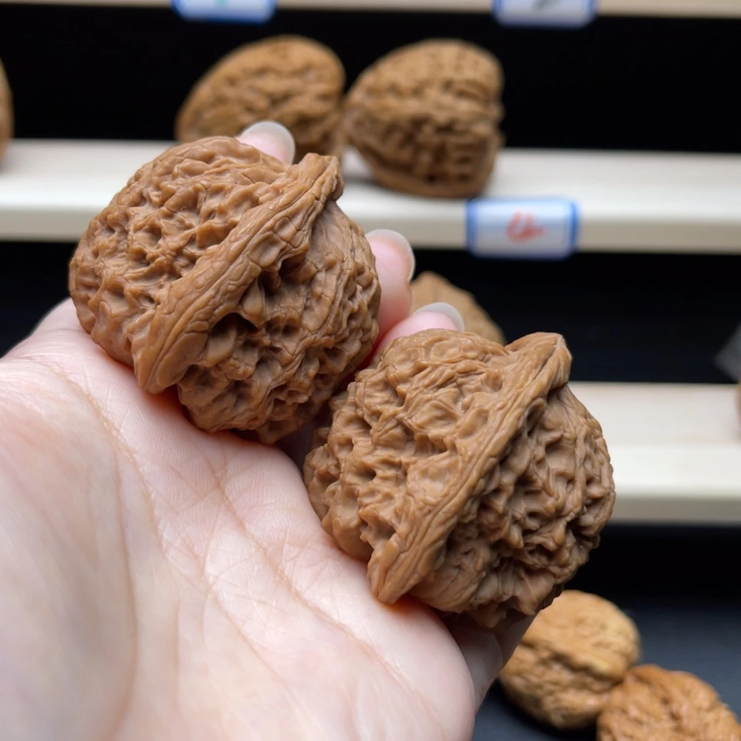 猴头核桃把件涿鹿端肩矮桩