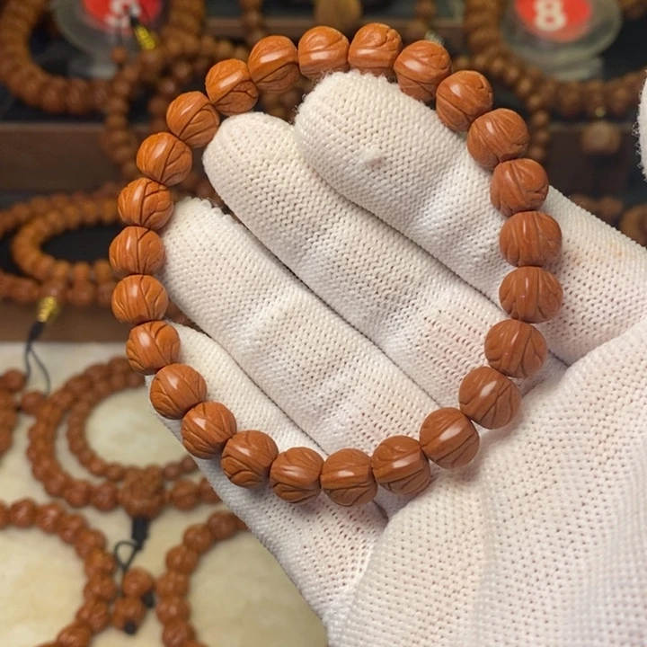 *****手串桃核秦岭龙纹桃核