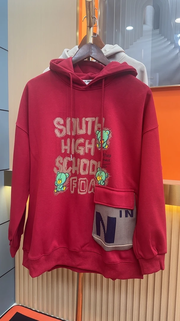 潮流卡通卫衣时尚休闲宽松长袖印花圆领百搭减龄韩版春秋爆款ins