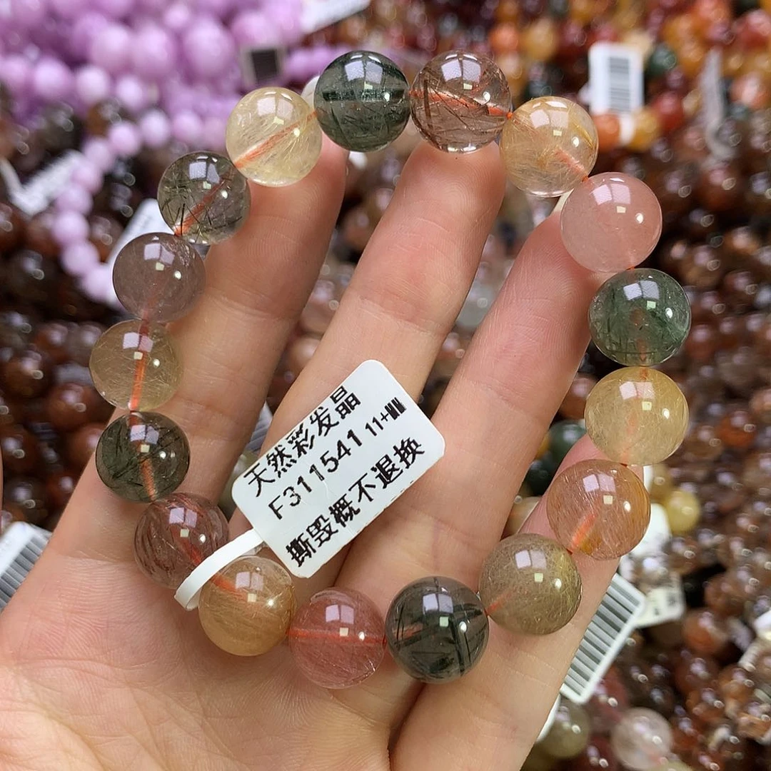 水晶手链未镶嵌，