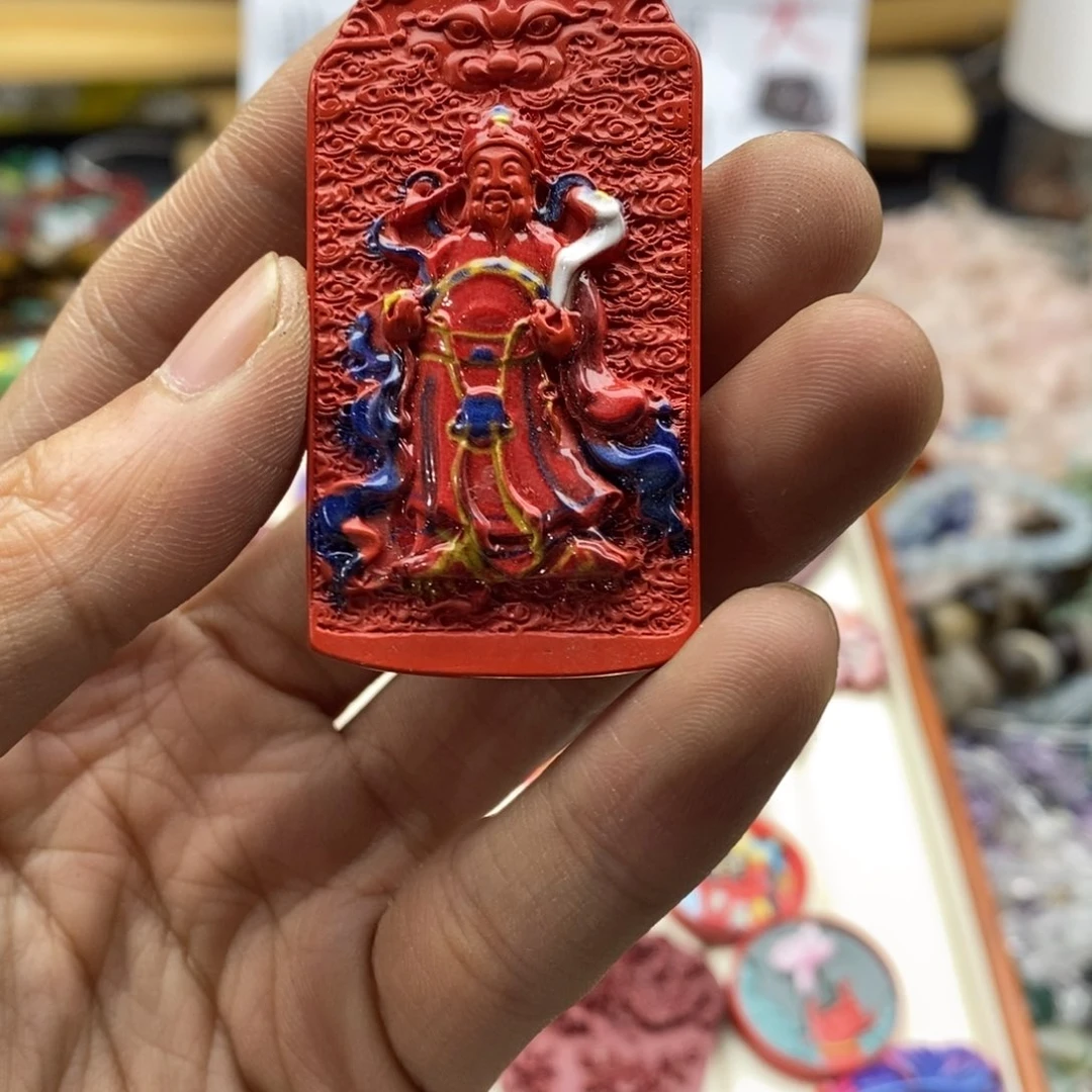 玛瑙/玉髓未镶嵌珠宝半成品一个财神H135