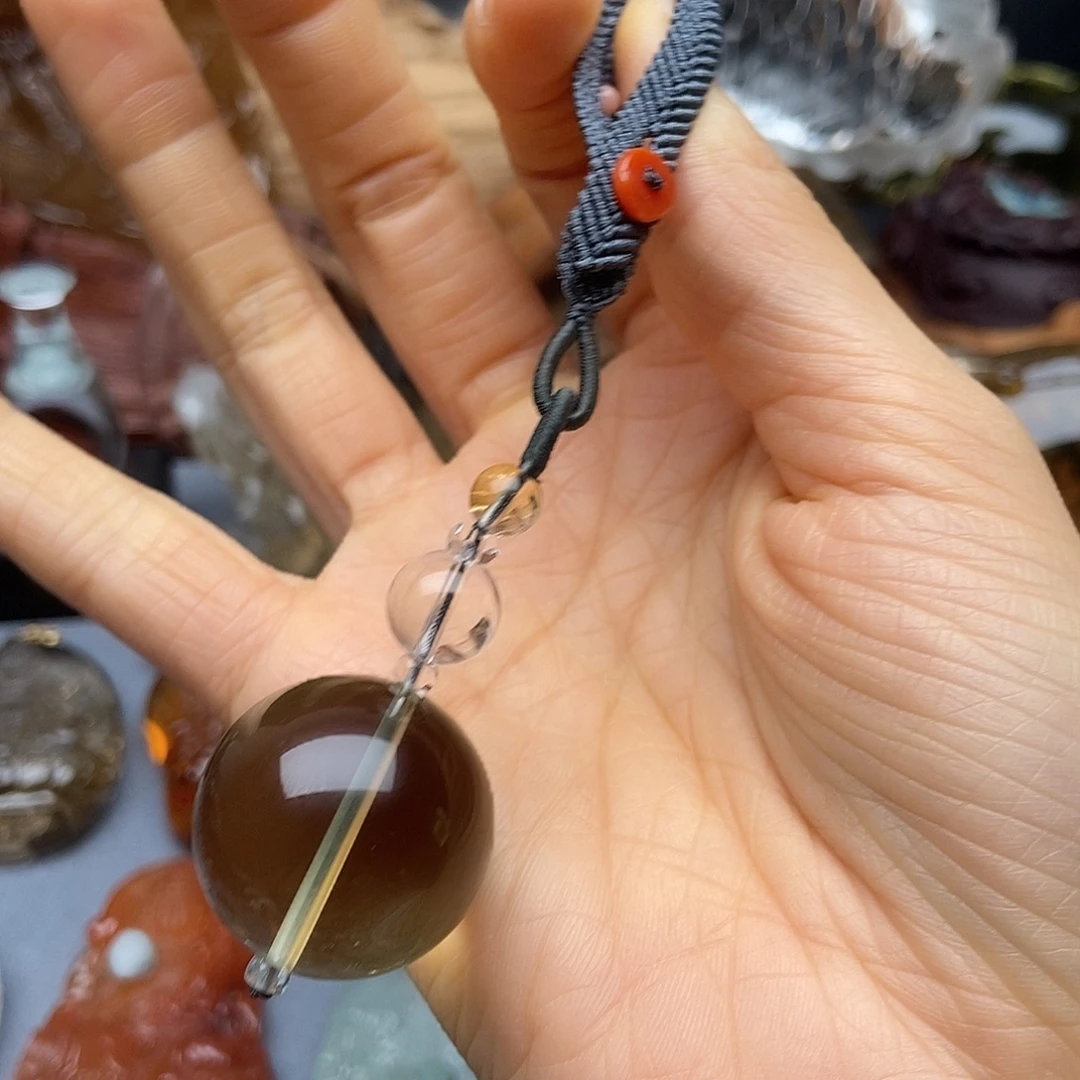 水晶未镶嵌颈饰吊坠