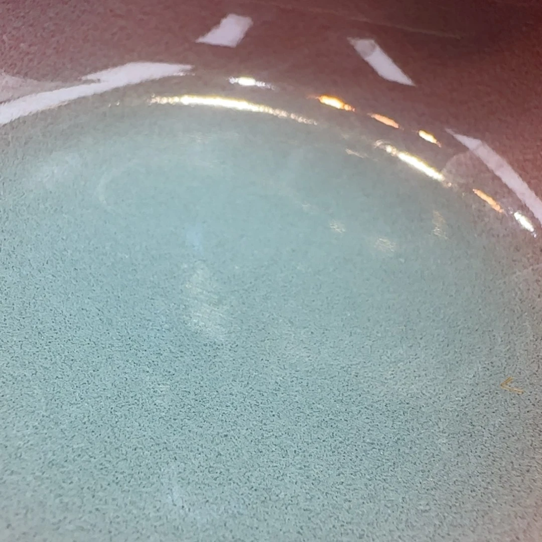 翠*堂龙泉青瓷红胎高脚杯