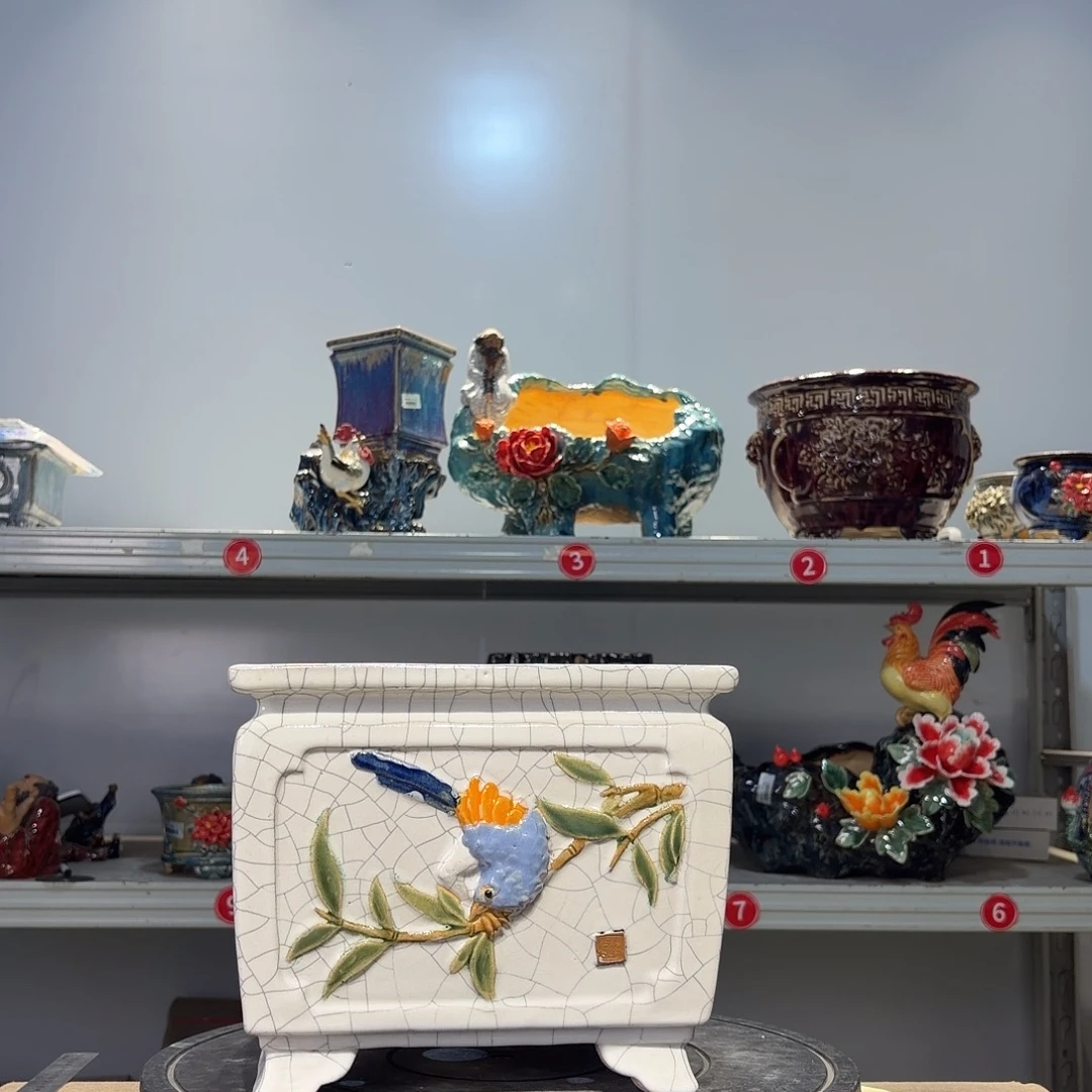 人***点精品石湾花盆高端大气