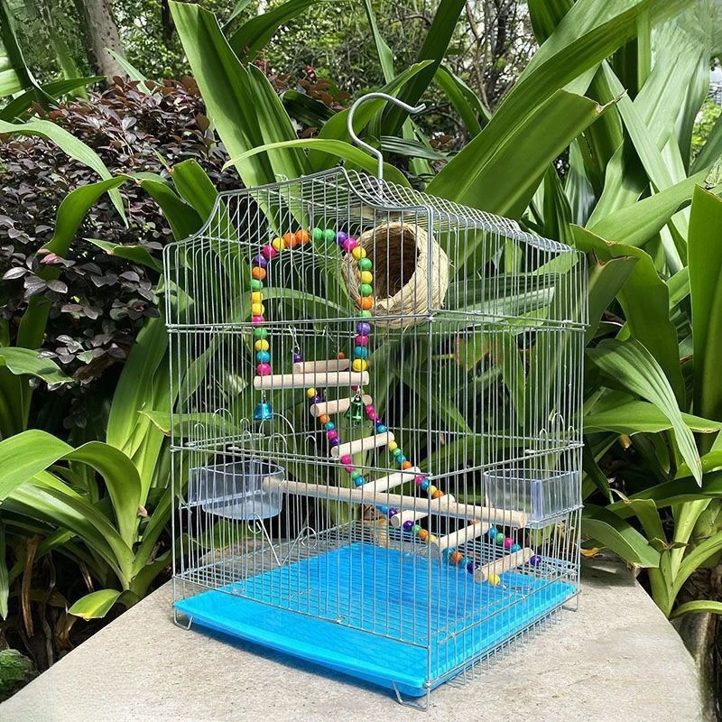 鸟笼子金属群鸟笼家用虎皮鸟笼玄凤八哥鸟笼相思鸟笼鸟窝