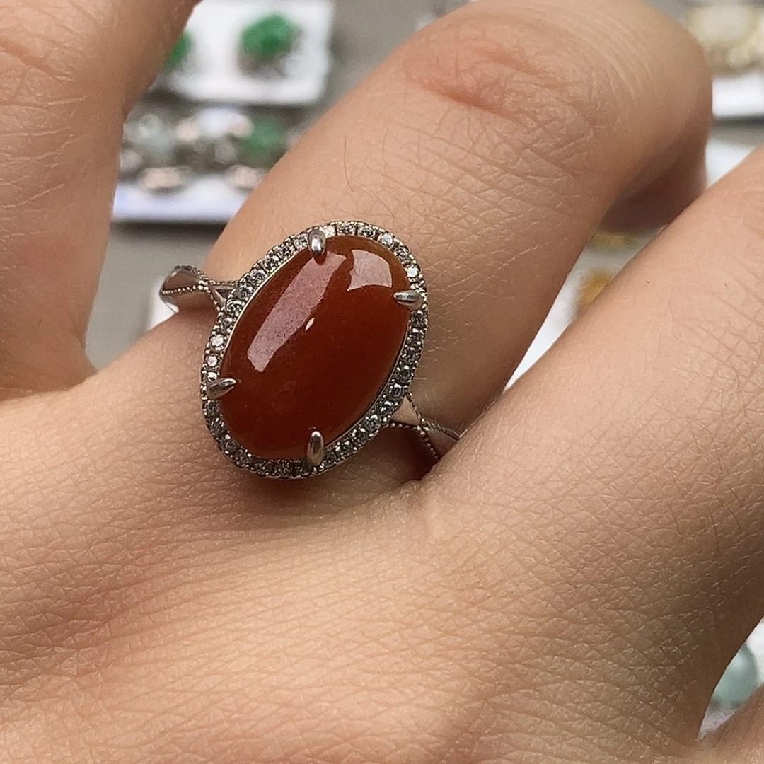 翡翠未镶嵌戒指翡翠