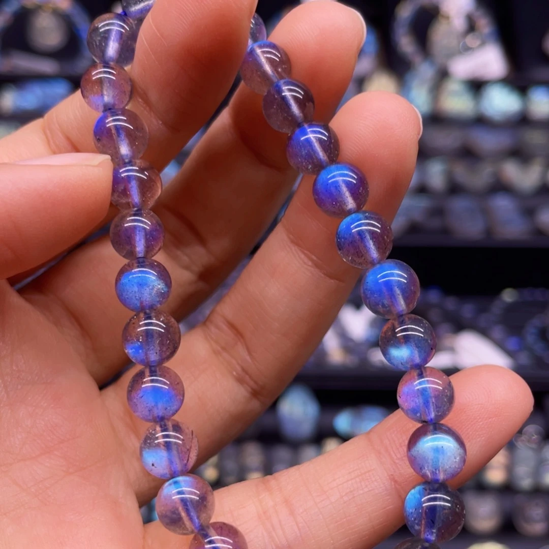 未镶嵌手串长石7.2左右