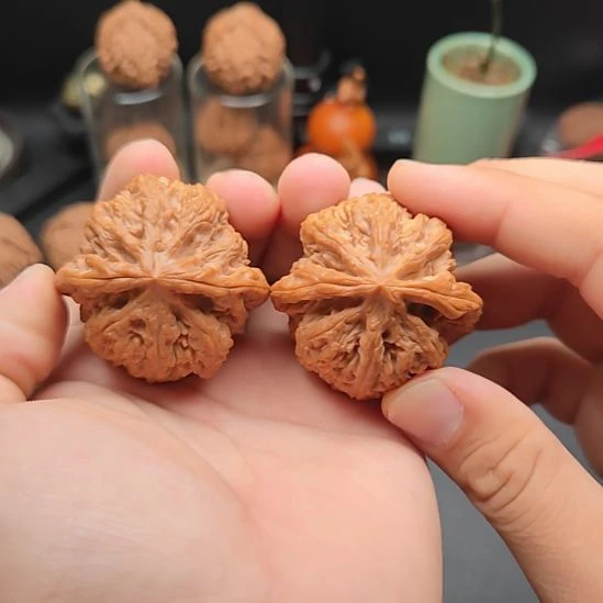 文玩核桃把件平谷大粗筋尺寸48大克重63