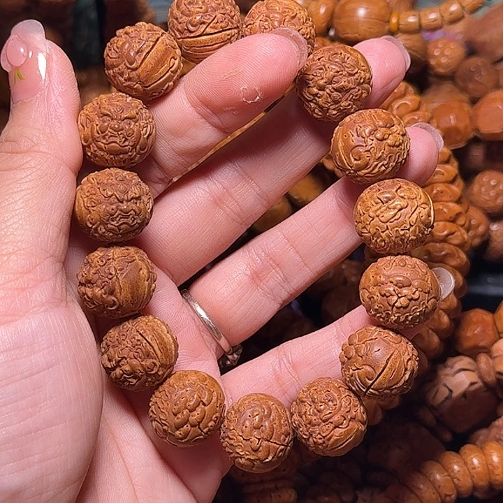 桃核手串黄财神大黑天