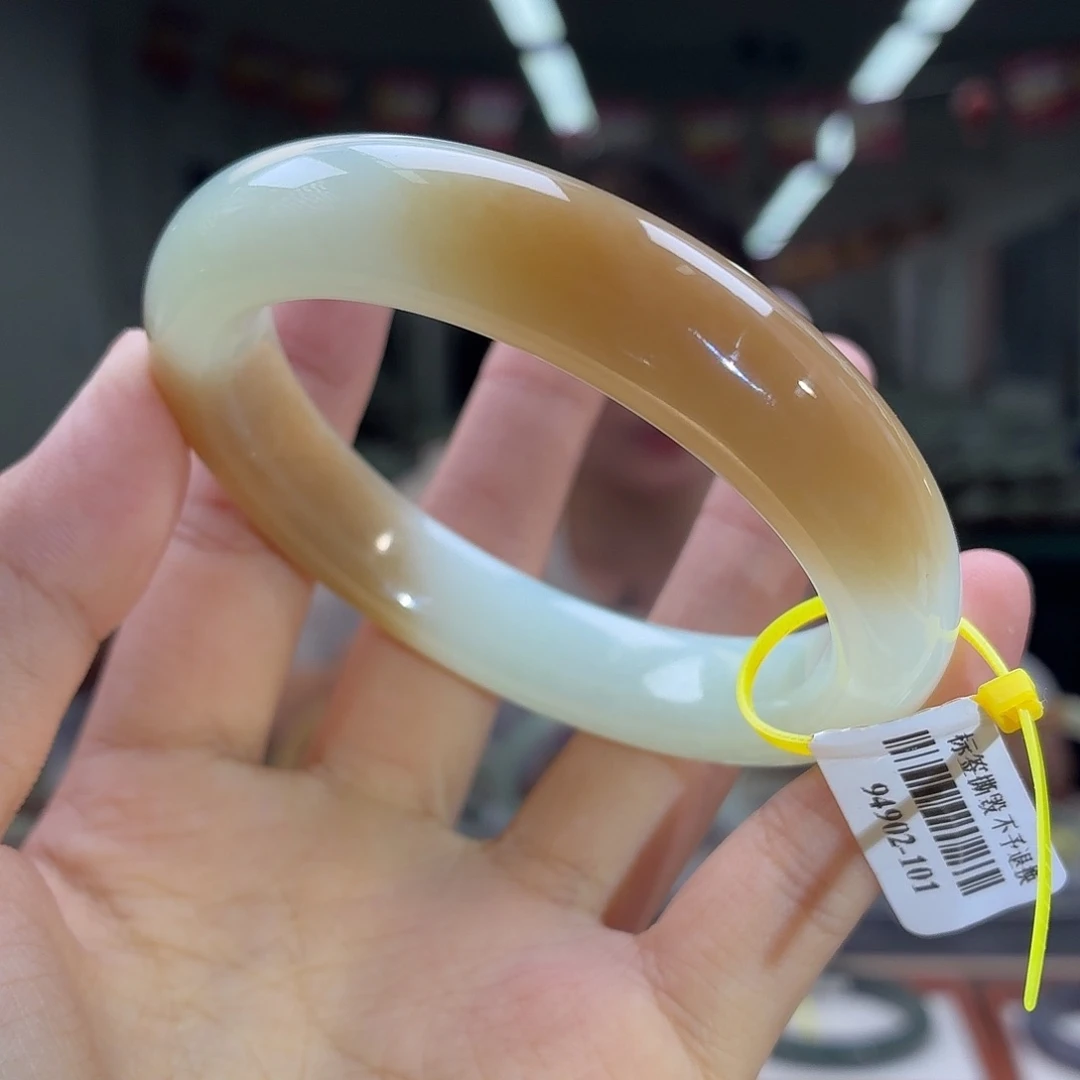 和田玉手镯未镶嵌5657