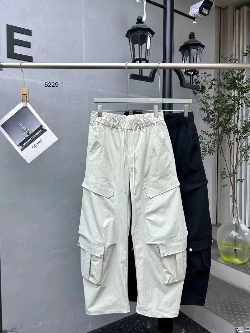 YLZ（1nz5229-1#）速干面料！工装口袋男装阔腿休闲裤 6-4