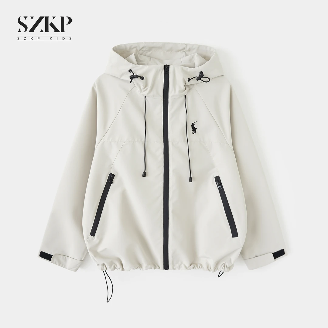 SZKP秋季新款女童装休闲上衣中大童时尚洋气儿童外套BGYQ552987