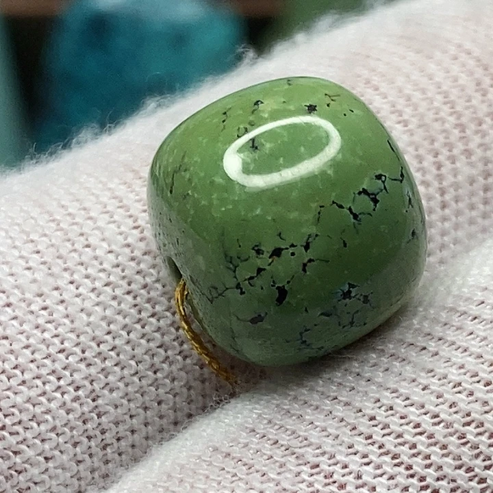 绿松石未镶嵌天然原矿 地大质检