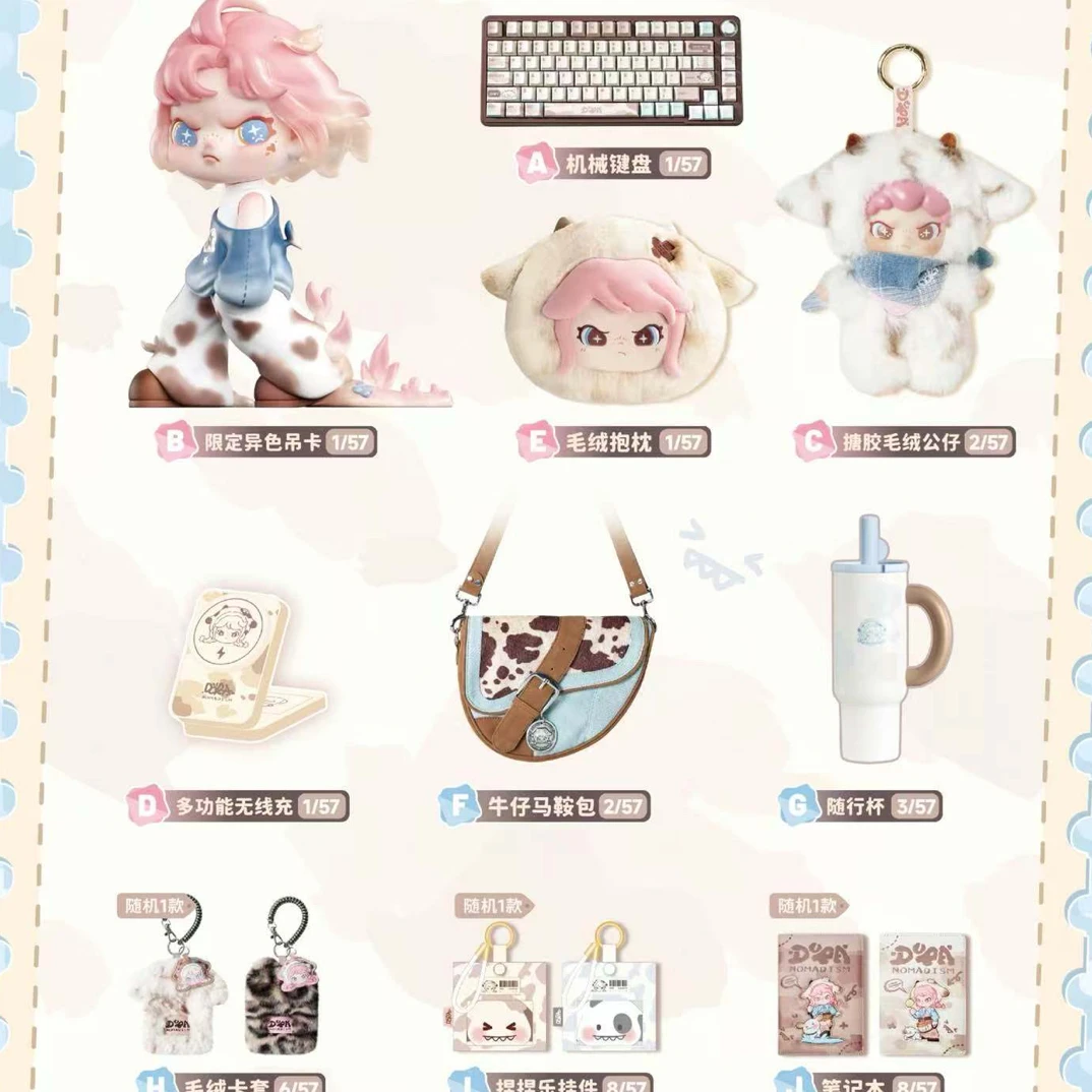 DORA都市游牧抽抽乐新品周边桌面实用潮玩盲盒