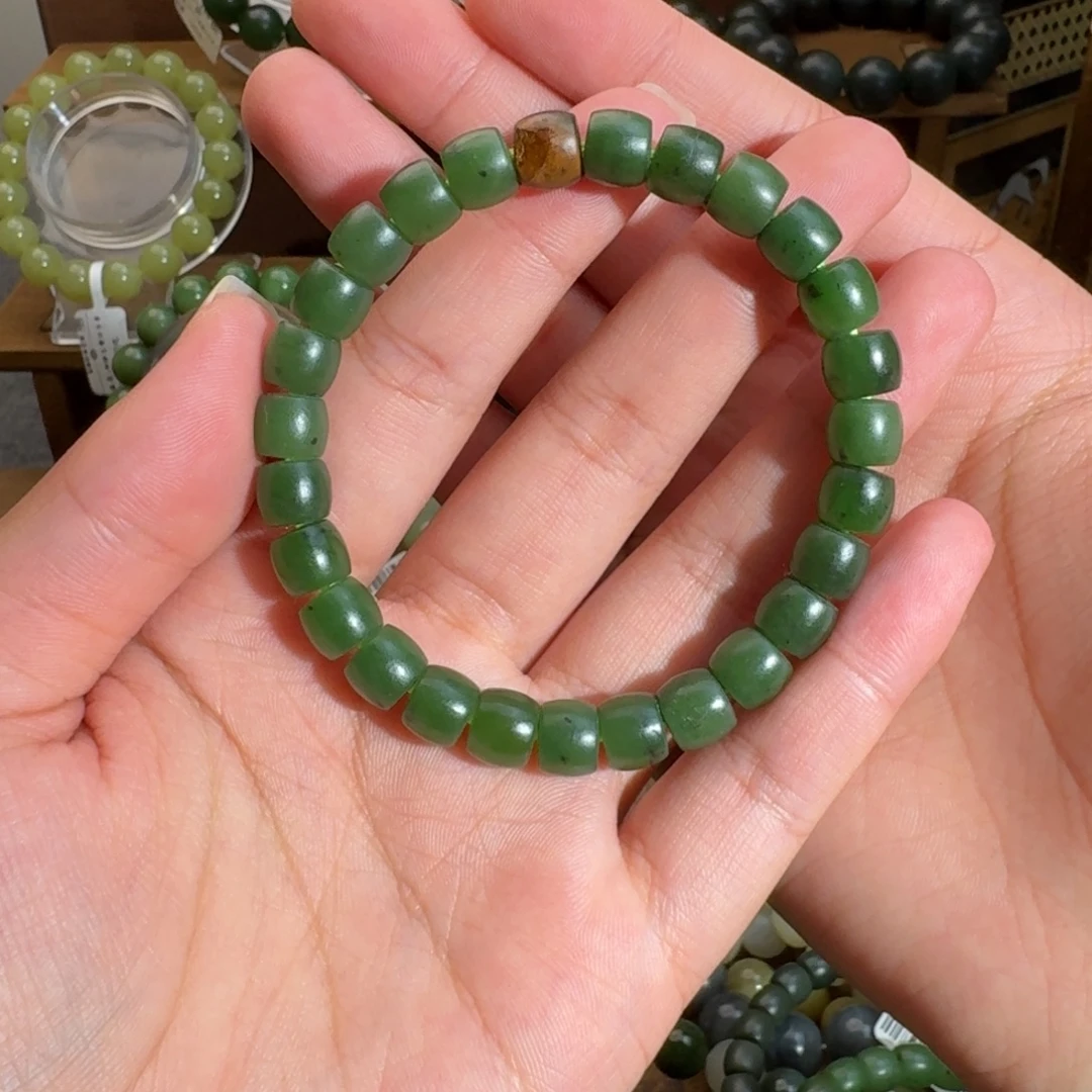 和田玉未镶嵌手链