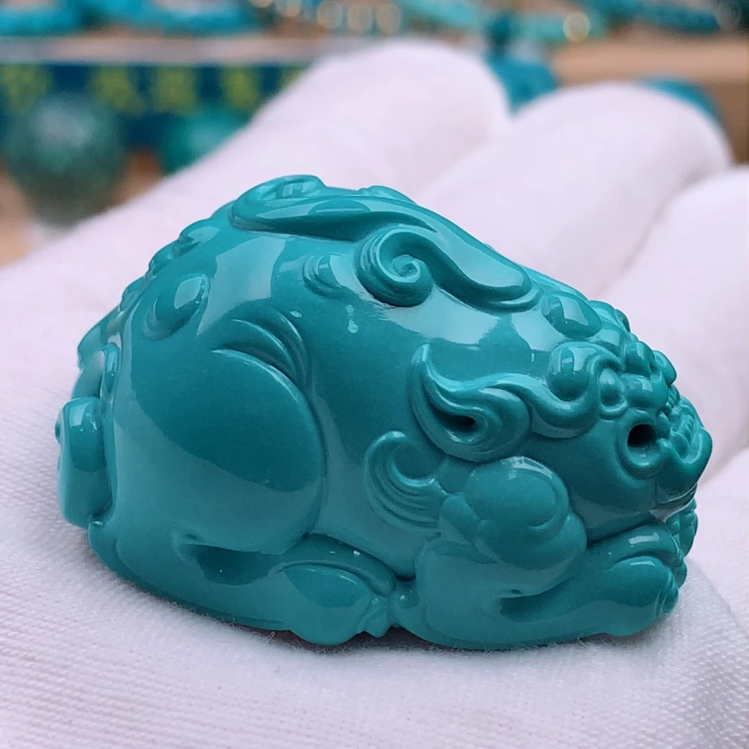 未镶嵌绿松石珠宝奇石