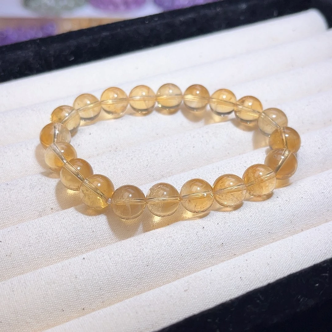 水晶手串未镶嵌?****客天然水晶9mm