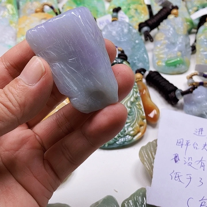 腊***场翡翠未镶嵌吊坠(不含链)