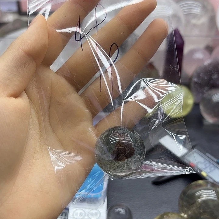 山***渔紫晶珠宝半成品未镶嵌49