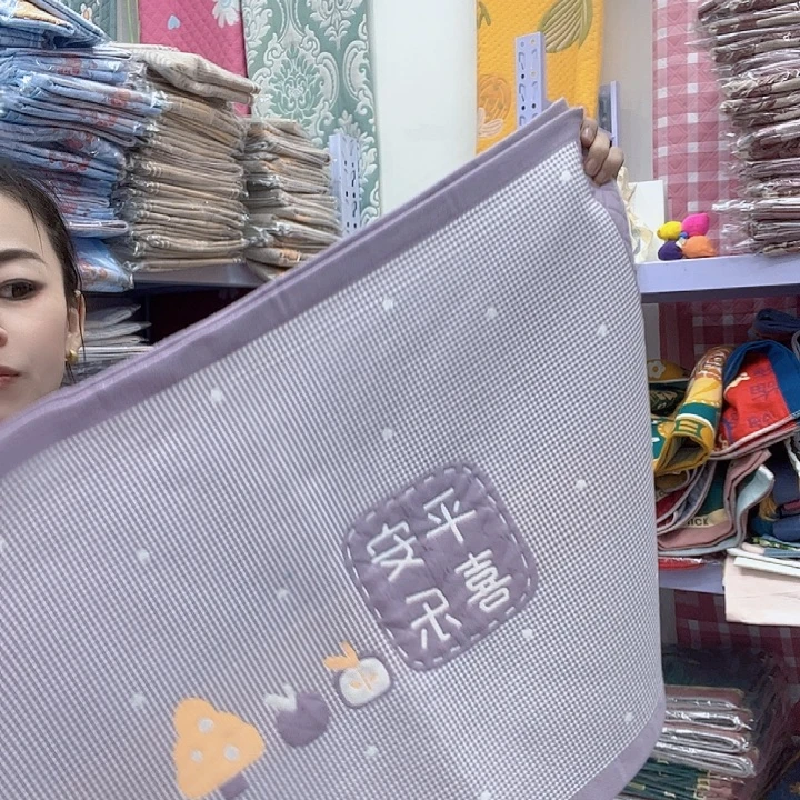 棉紫色平安喜乐棉