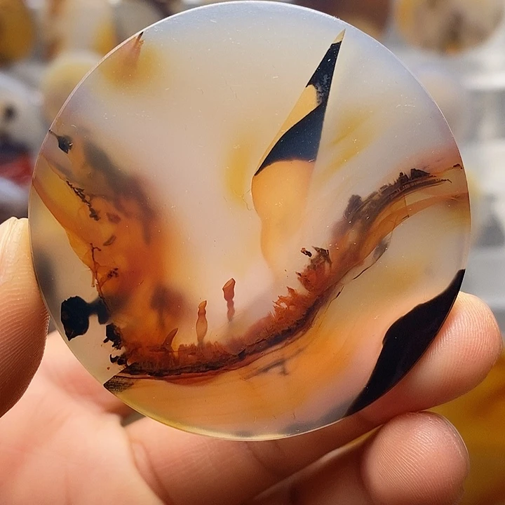 玛瑙/玉髓合金颈饰