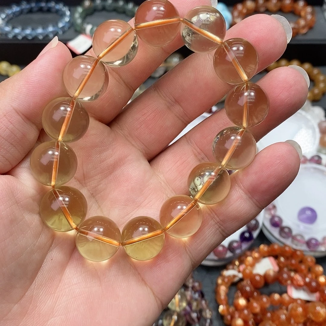 未镶嵌手链水晶糊*蛋黄水晶