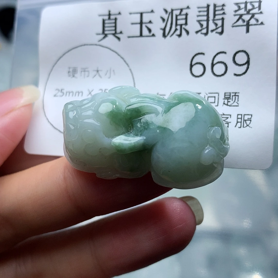 翡翠未镶嵌颈饰669