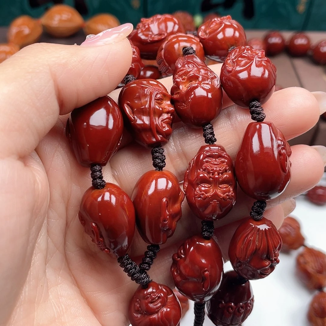 橄榄核手串与*”十八罗汉