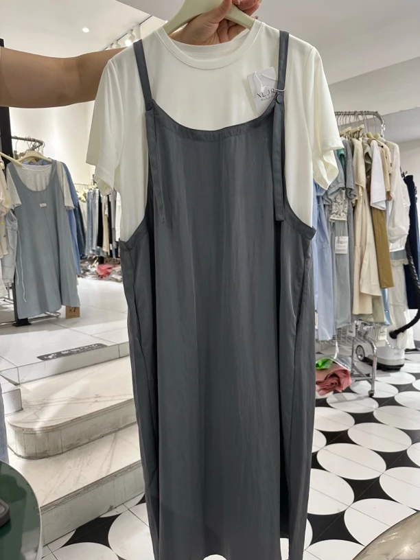 【实体店高品质】破价款 假两件孕妇裙夏季显瘦宽松