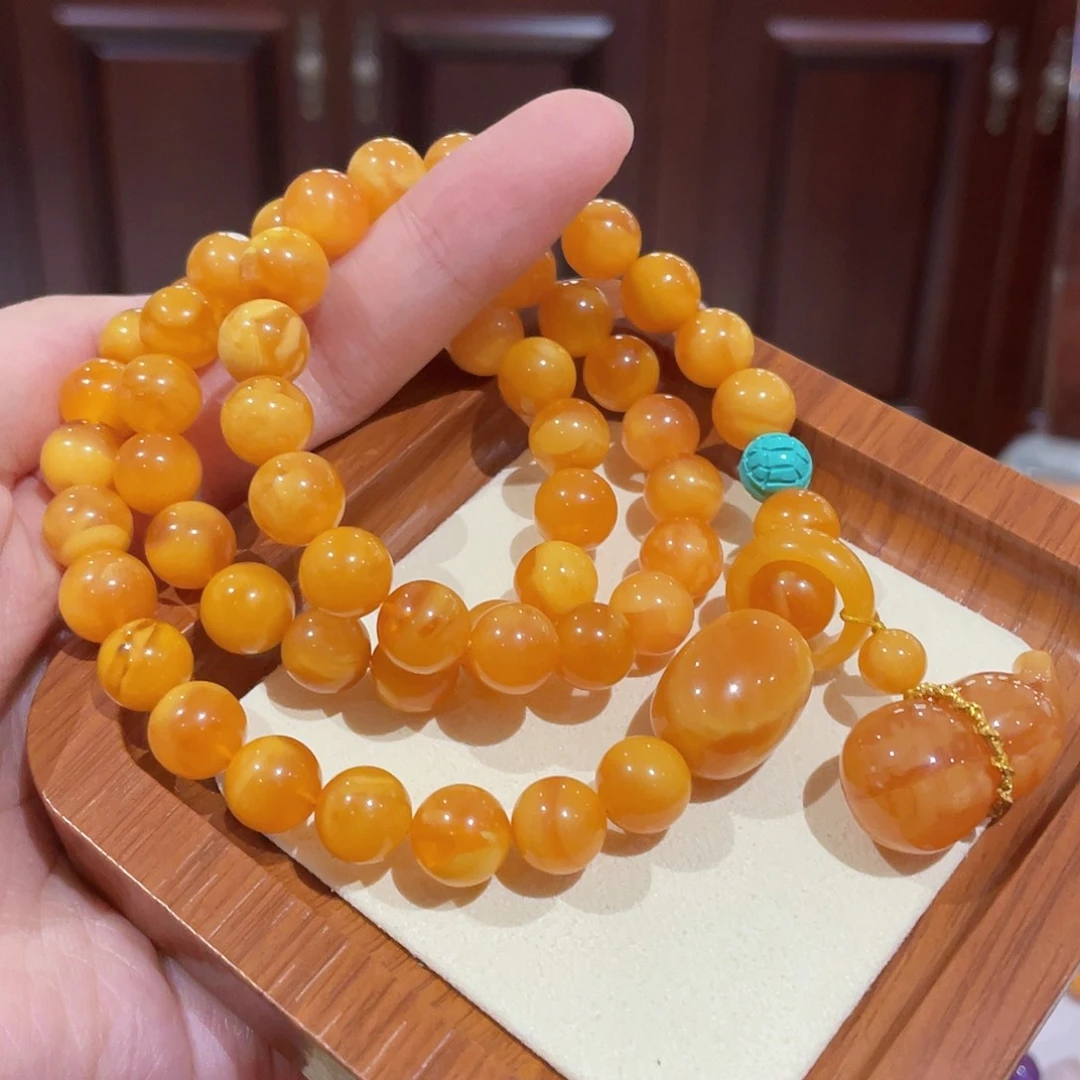 手链蜜蜡未镶嵌手串