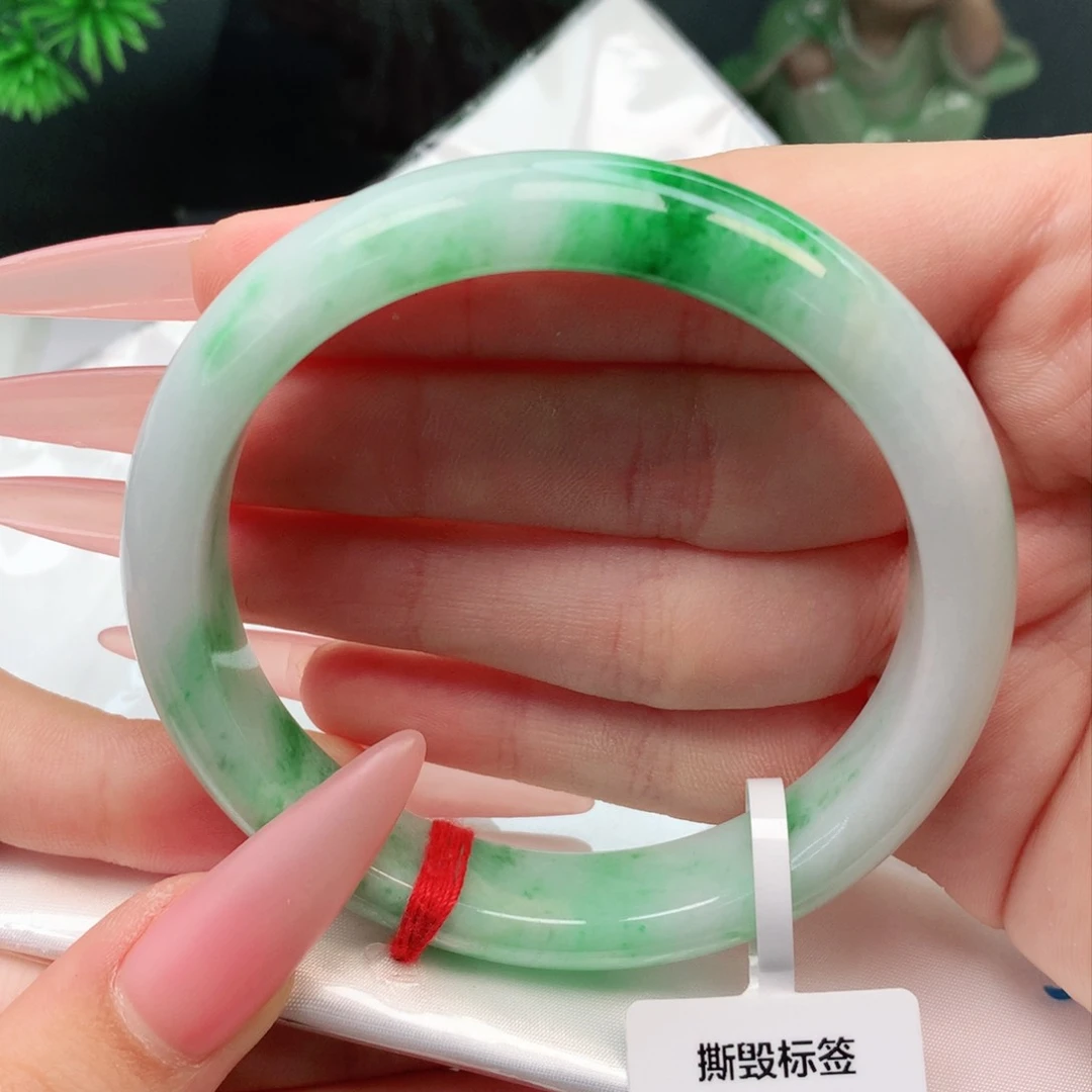 未镶嵌手镯翡翠正圈58