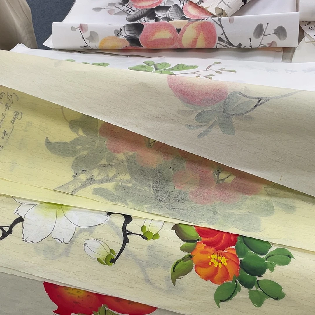 国画纯手绘字画宣纸