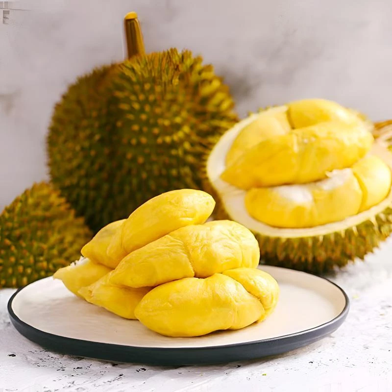 泰国新鲜金枕榴莲核小(多规格 4-8斤)(生劈 无壳不退)榴莲小时达金枕泰国