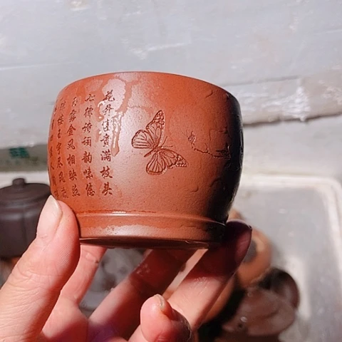 茶壶绿泥宜兴紫砂全手工制作工艺清