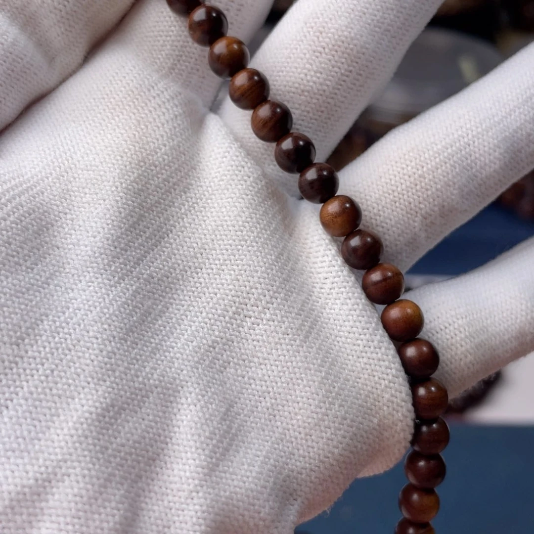 池***￴手串/手链檀香木0.6焦糖高货
