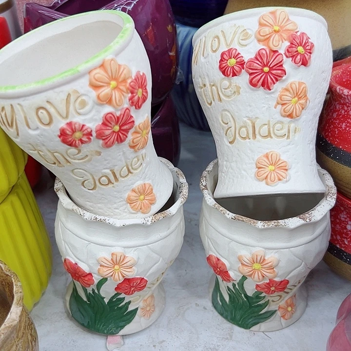 有孔，满10元发货多肉陶瓷花盆