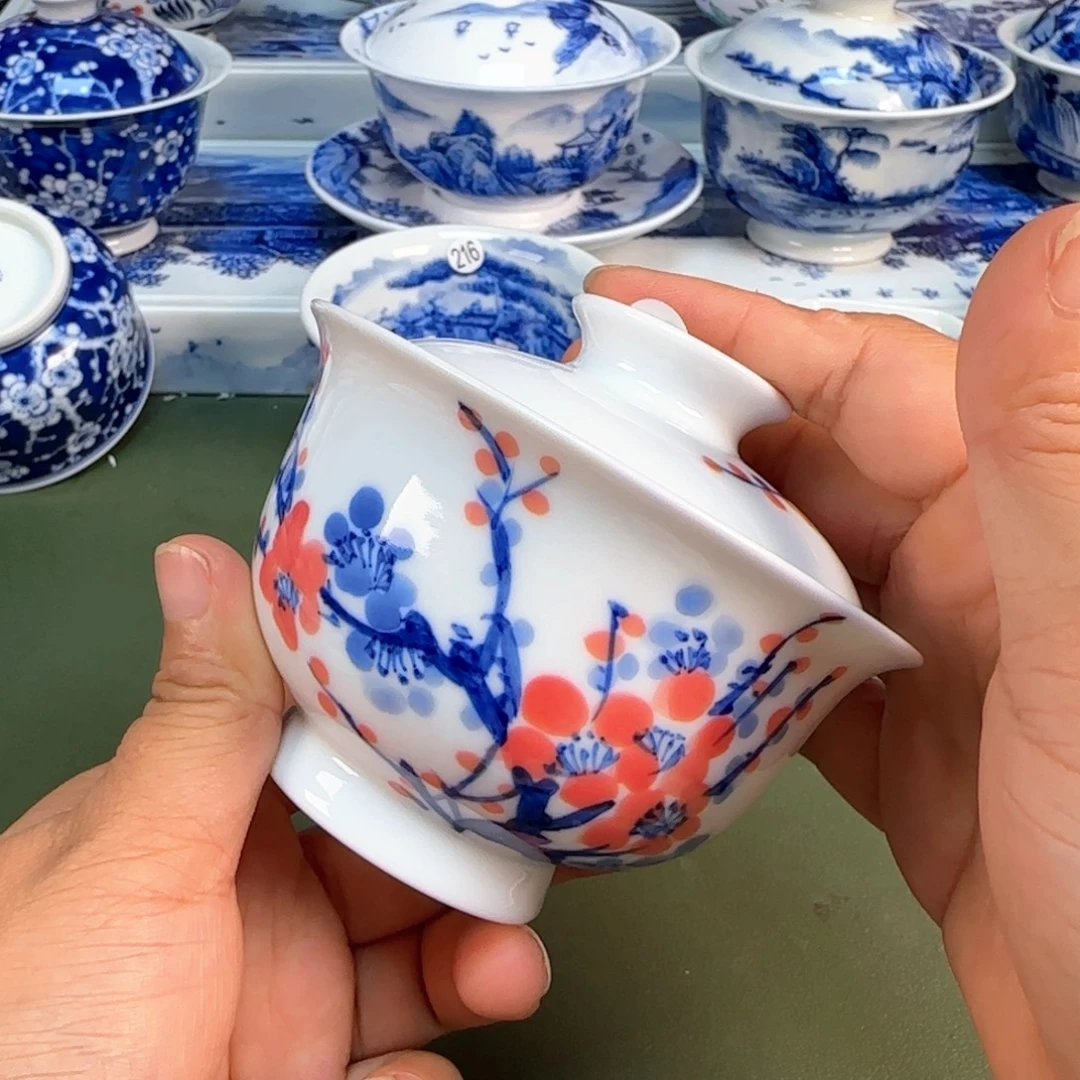 景德镇纯手绘茶具圆圆211