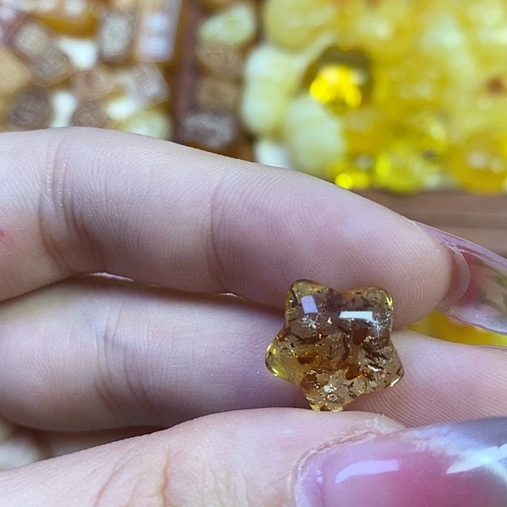 橄榄核吊坠小星星
