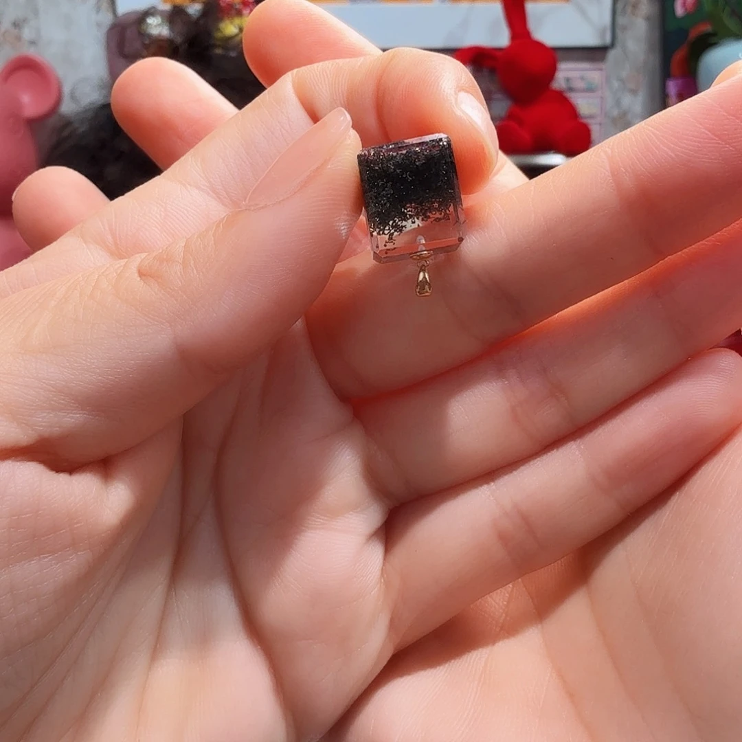 水晶吊坠(不含链)18K金镶嵌