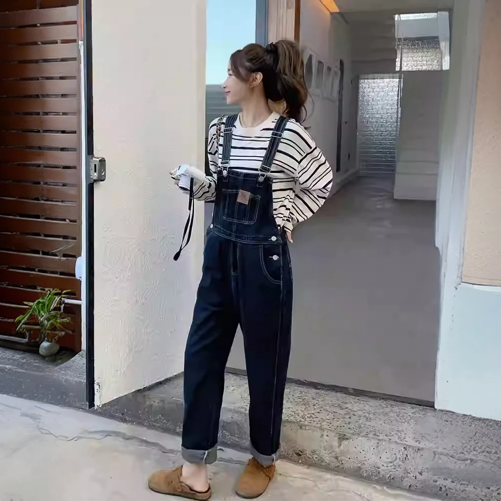 牛仔抱婴袋裤女春秋季2025新款网红设计感洋派减龄炸街套装两件套