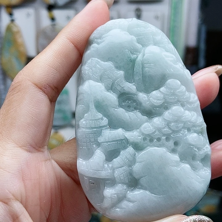 翡翠未镶嵌颈饰翡翠