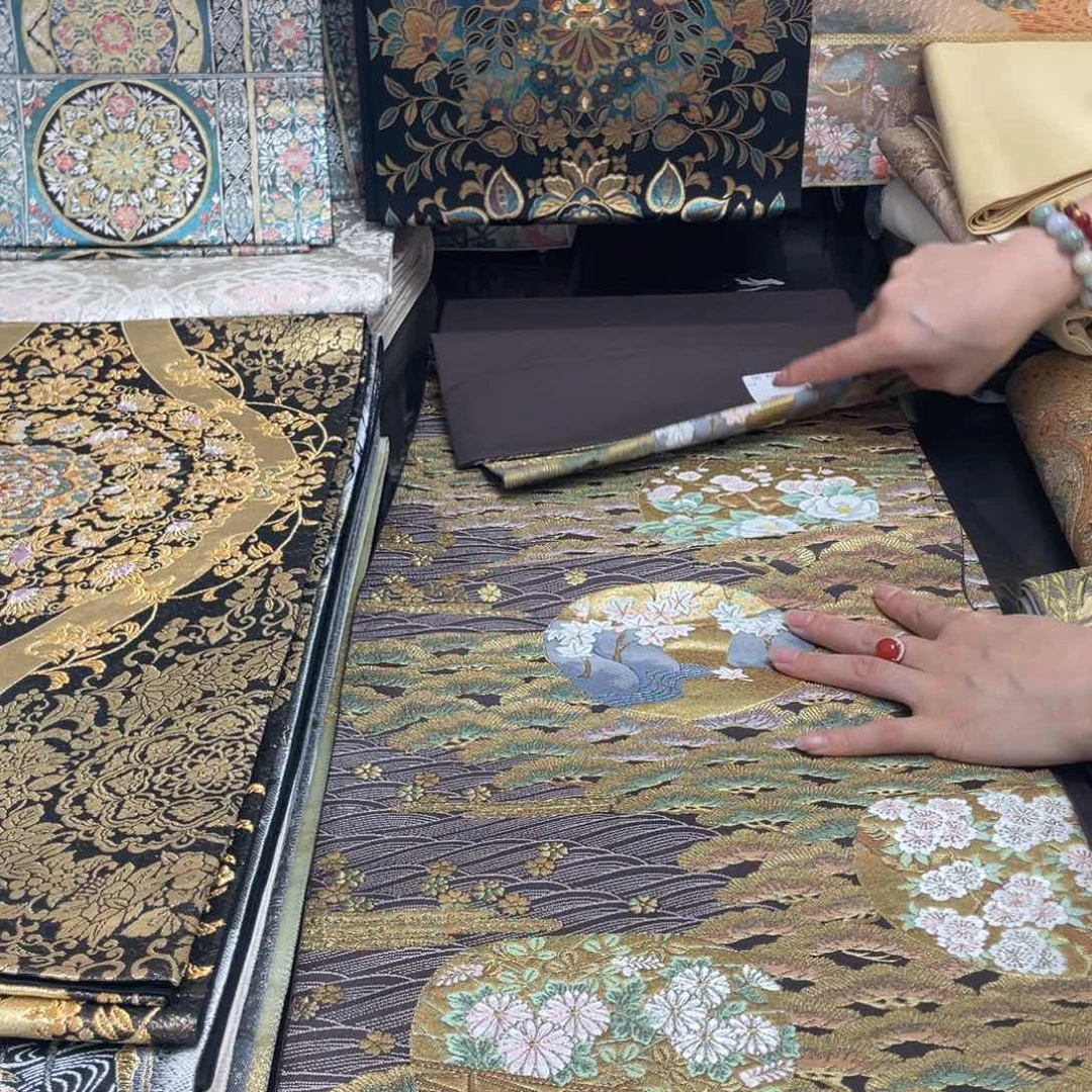 刺绣唐锦桑蚕丝正绢面料