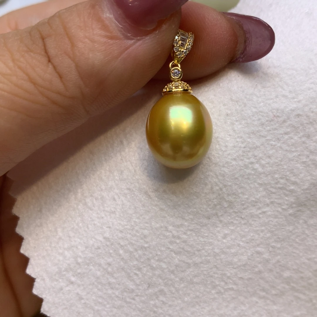 颈饰银S925镶嵌海水珍珠