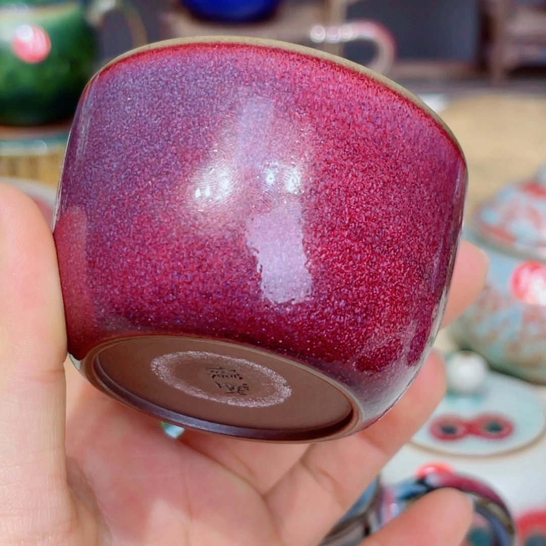 三***度瓷片禹州钧瓷艺术作品